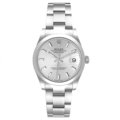 Rolex Datejust 31mm Stainless Steel Steel Dial Oyster Watch 278240