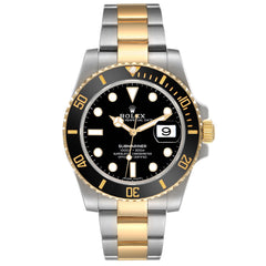 Rolex Submariner 40mm 2-Tone Stainless Steel & 18k Yellow Gold Black Dial Oyster Watch 116613LN