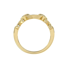 LADIES RING 0.05CT ROUND DIAMOND 10K YELLOW GOLD