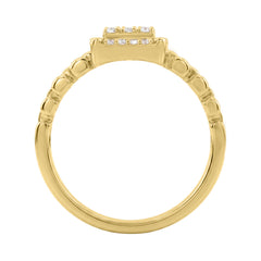 0.50Ct Round Diamond Men’S Ring In 10K Yellow Gold Luxury Men’S Jewelry
