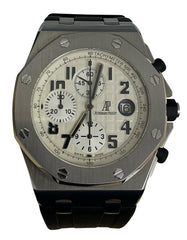 Audemars Piguet 42mm Royal Oak Offshore Safari Steel Mens Watch 26170ST