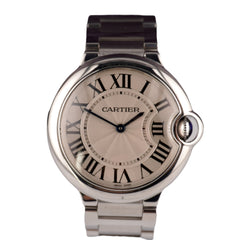Cartier Ballon Bleu 36mm Automatic Quartz Dial Mens Watch 3005