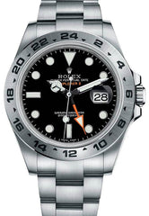 Rolex Explorer II 42mm Black Dial Oyster Band Stainless Steel Watch 216570