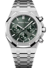 Audemars Piguet Royal Oak Chronograph 41mm Dark Green Dial Stainless Steel Watch 26240ST